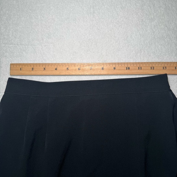 Vintage 80s 90s Black Blazer Jacket and Skirt Suit Set with Lace Details, Office - Picture 14 of 16